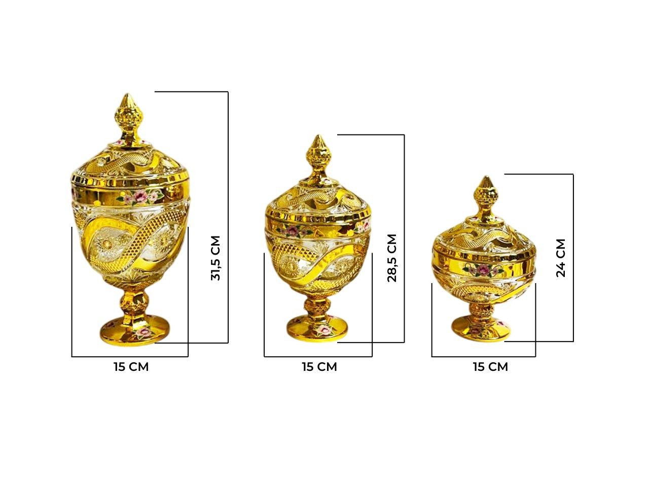 VGC7508 Toples Permen Kaca Oriana